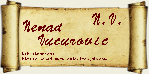 Nenad Vučurović vizit kartica